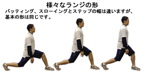 様々なランジの形