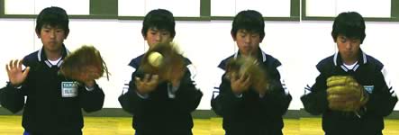 中心に置く練習